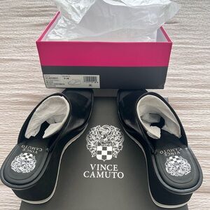 Vince Camuto Black Wedges